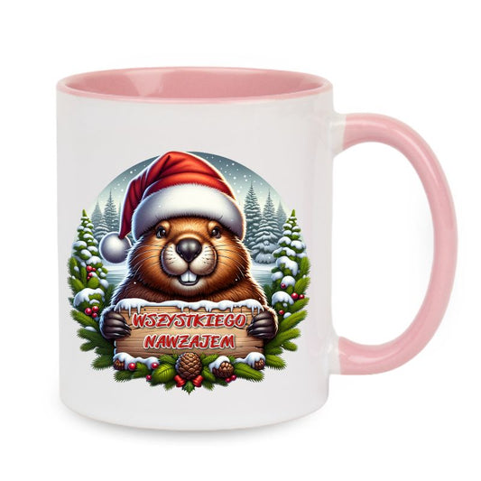 Kubek "Wszystkiego nawzajem - Bober"