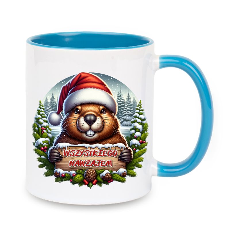 Kubek "Wszystkiego nawzajem - Bober"