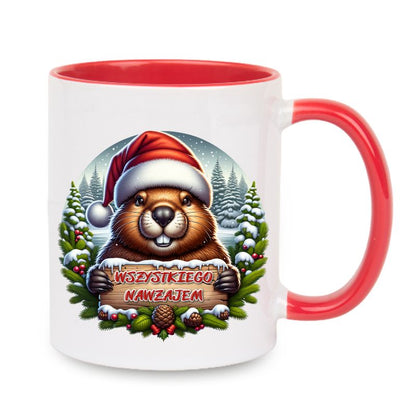 Kubek "Wszystkiego nawzajem - Bober"